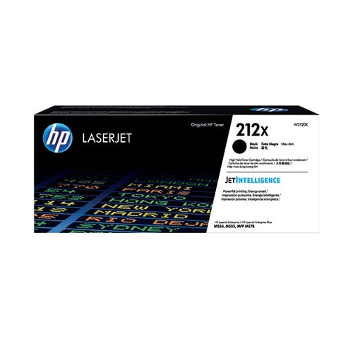 HP 212X ORIGINAL LASERJET TONER CARTRIDGE HIGH YIELD BLACK W