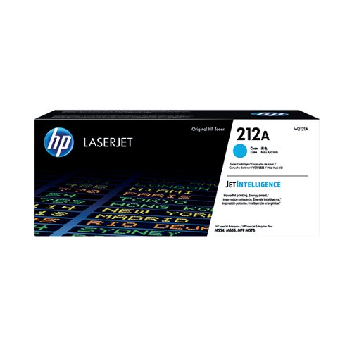 HP 212A ORIGINAL LASERJET TONER CARTRIDGE CYAN W2121A