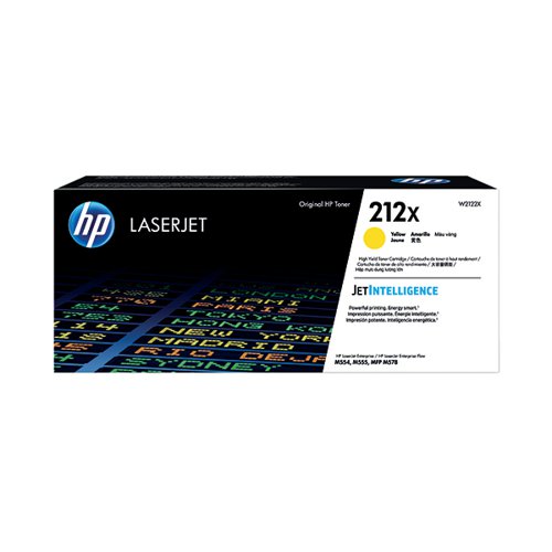 HP 212X ORIGINAL LASERJET TONER CARTRIDGE HIGH YIELD YELLOW