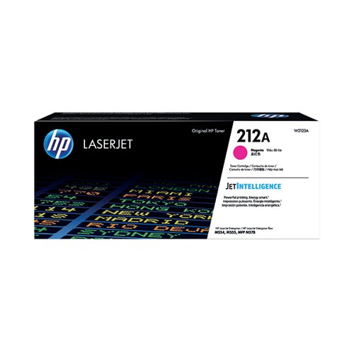 HP 212A ORIGINAL LASERJET TONER CARTRIDGE MAGENTA W2123A