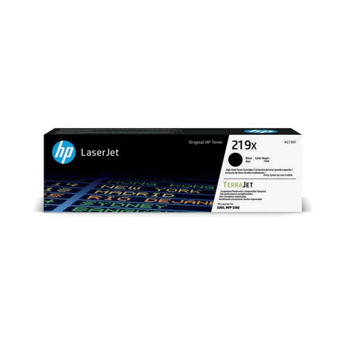 HP 219X ORIGINAL LASERJET TONER CARTRIDGE HIGH YIELD BLACK W