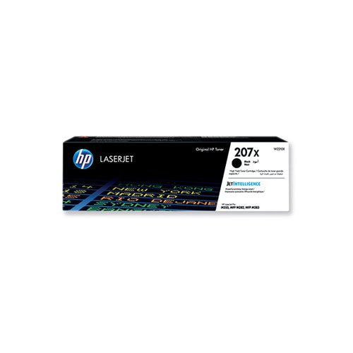 HP 207X ORIGINAL LASERJET TONER CARTRIDGE HIGH YIELD BLACK W