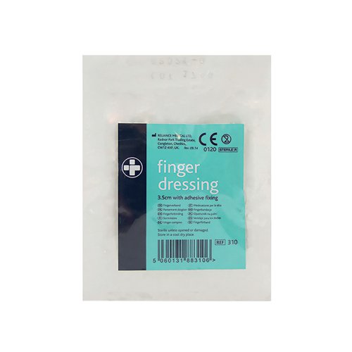 RELIANCE MEDICAL FINGER DRESSING ADHESIVE FIXING 35MM (10 PA