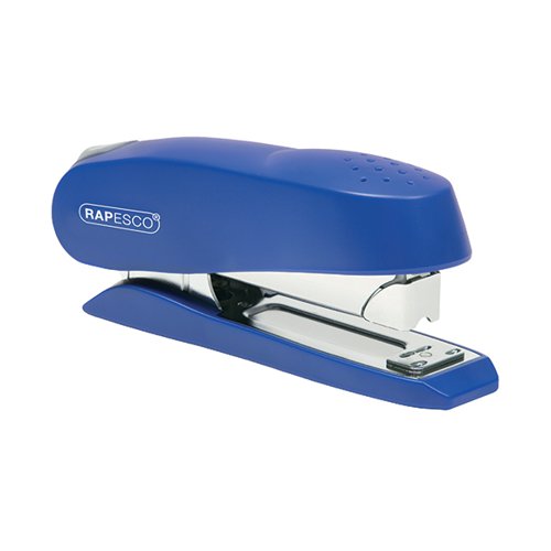 RAPESCO LUNA HALF STRIP STAPLER HEAVY DUTY BLUE 0237
