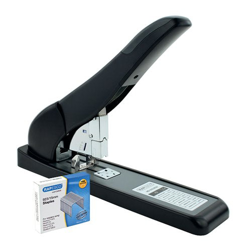 RAPESCO ECO HD-210 HEAVY DUTY STAPLER BLACK 1551