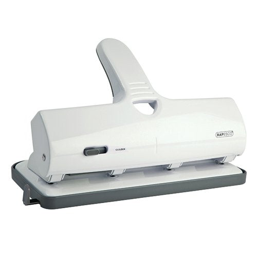 RAPESCO ALU 40 HEAVY DUTY 4 HOLE PUNCH WHITE 1324