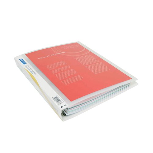 RAPESCO PRESENTATION FOUR-RING BINDER 25MM A4 CLEAR (PACK OF