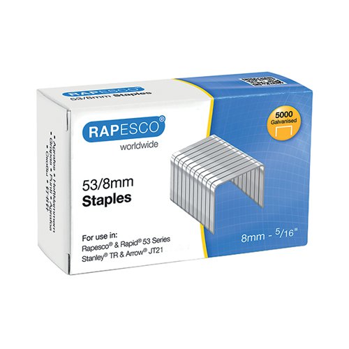 RAPESCO 53/8MM STAPLES (5000 PACK) 0750