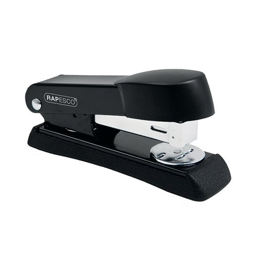 RAPESCO MINNO HALF STRIP STAPLER CAPACITY 20 SHEETS BLACK A5