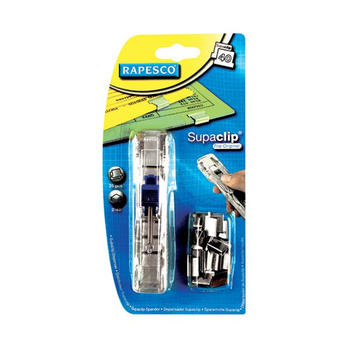 RAPESCO SUPACLIP 40 DISPENSER STAINLESS STEEL RC4025SS