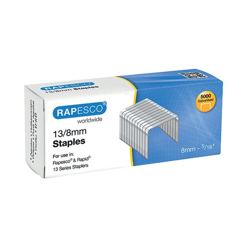 RAPESCO 13/8MM STAPLES (5000 PACK) S13080Z3