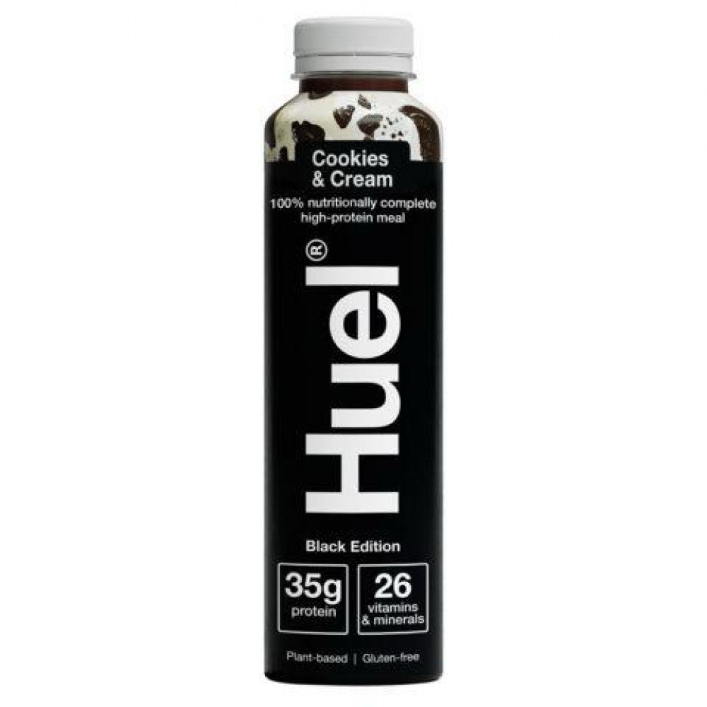 HUEL - RTD - BLACK EDITION - COOKIES & CREAM- (500ml) x 8