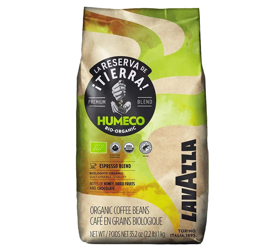 LAVAZZA HUMECO ORGANIC BEANS (1kg) x 6