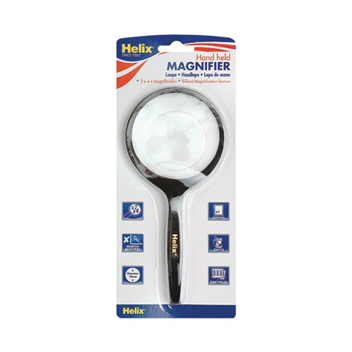 HELIX BIFOCAL MAGNIFYING GLASS HAND HELD 75MM MN1020