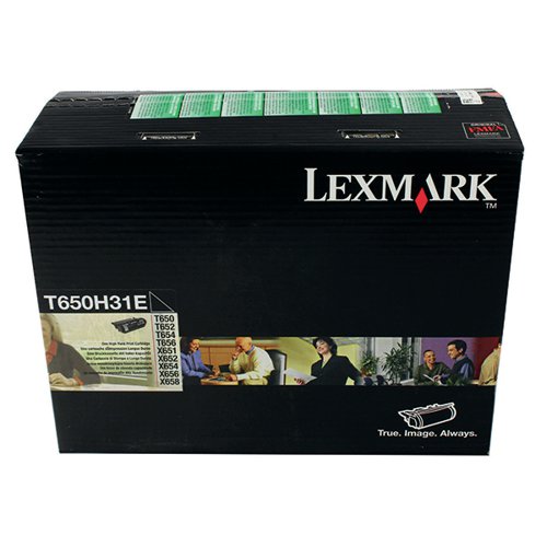 LEXMARK T650 25K TONER CARTRIDGE HIGH YIELD BLACK T650H31E