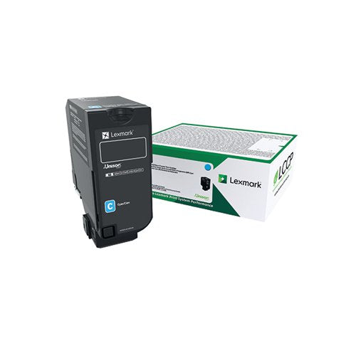 LEXMARK CS/CX727 RETURN PROGRAMME 10K TONER CARTRIDGE CYAN 7