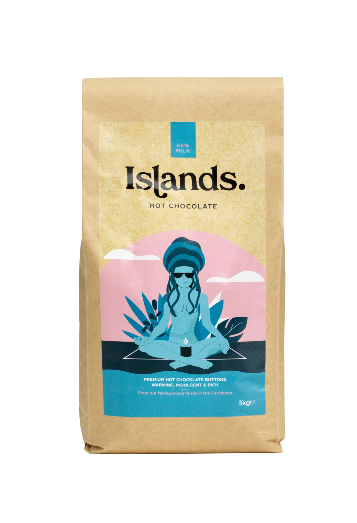 ISLANDS CHOCOLATE 55% MILK CHOC BUTTONS
