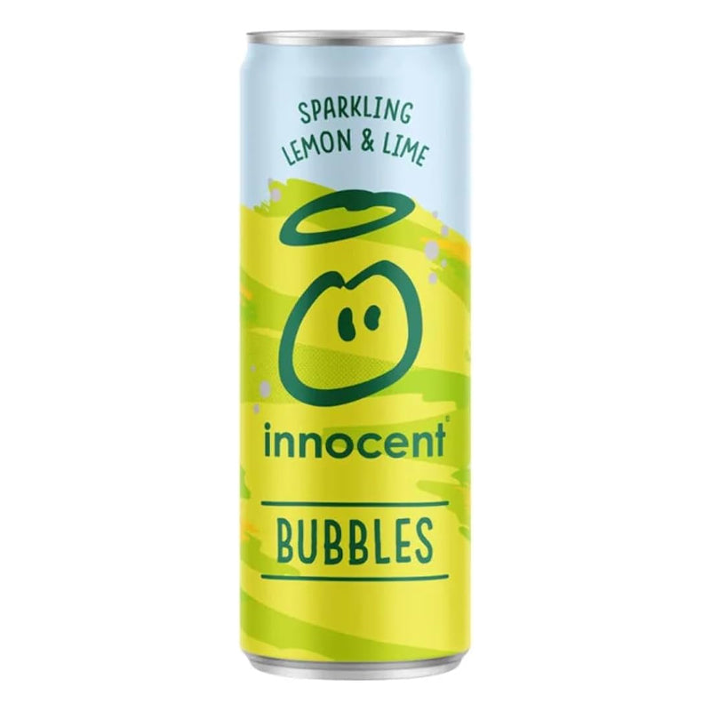 INNOCENT BUBBLES LEMON, LIME & APPLE CANS (330ml) x 12