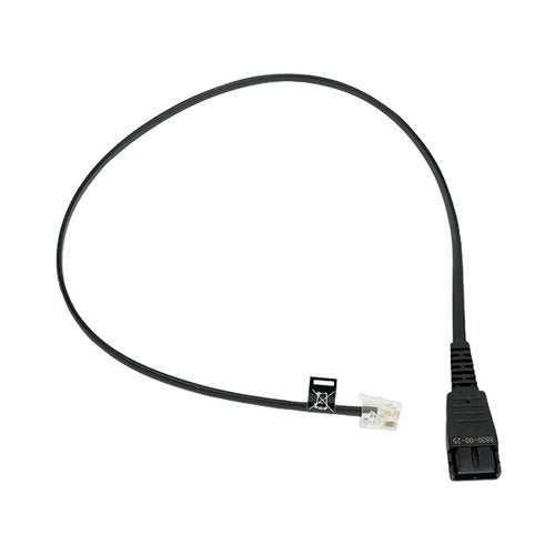 JABRA QUICK DISCONNECT (QD) TO MODULAR RJ9 STRAIGHT EXTENSIO