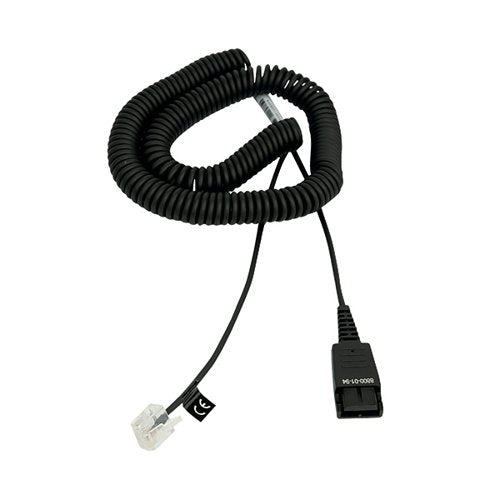 JABRA QUICK DISCONNECT (QD) TO MODULAR RJ45 COILED CORD FOR
