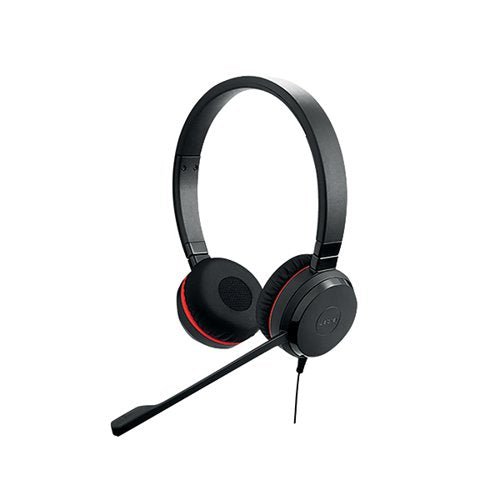 JABRA EVOLVE 20 SE MS STEREO BINAURAL HEADSET (NOISE CANCELL