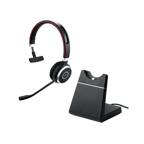 JABRA EVOLVE 65 SE UC MONAURAL WIRELESS HEADSET LINK380 USB-