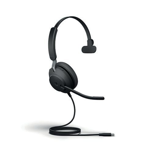 JABRA EVOLVE2 40 SE MONAURAL WIRED HEADSET USB-C MS TEAMS CE