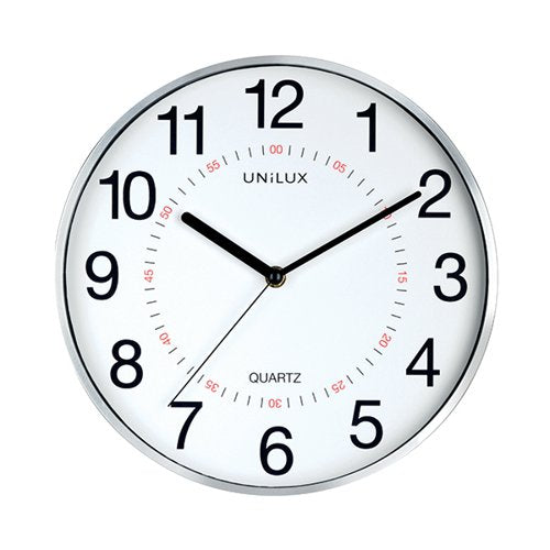 UNILUX ARIA CLOCK METAL GREY 400094280