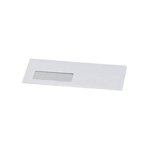 POSTMASTER DL ENVELOPE 114X235MM WINDOW GUMMED 90GSM WHITE (