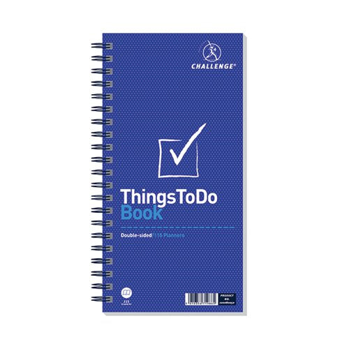 CHALLENGE WIREBOUND THINGS TO DO TODAY BOOK 280X141MM 100080