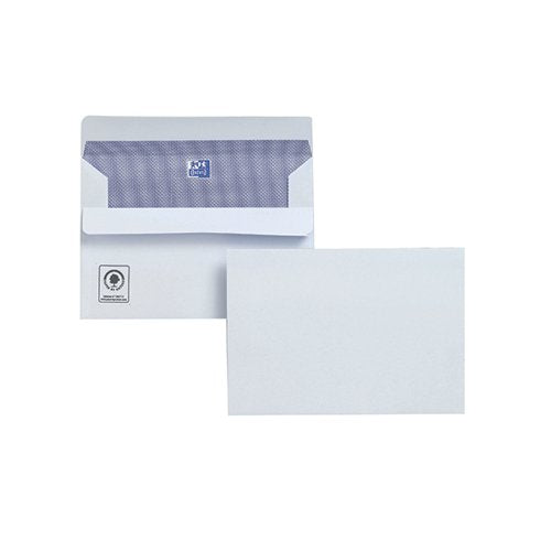 PLUS FABRIC C6 ENVELOPE WALLET SELF SEAL 120GSM WHITE (PACK