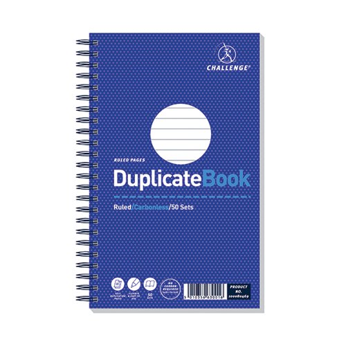 CHALLENGE CARBONLESS WIREBOUND DUPLICATE BOOK 50 SETS 210X13