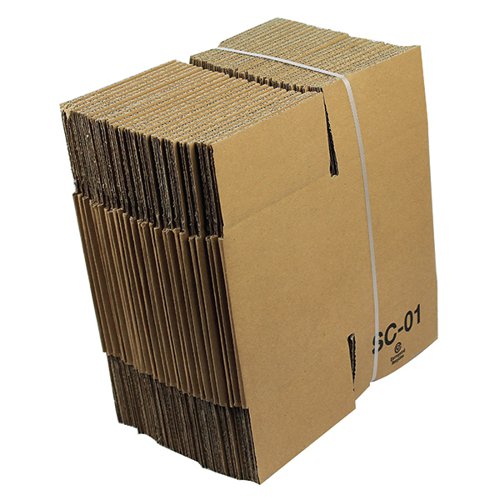 SINGLE WALL CORRUGATED DISPATCH CARTONS 127X127X127MM BROWN