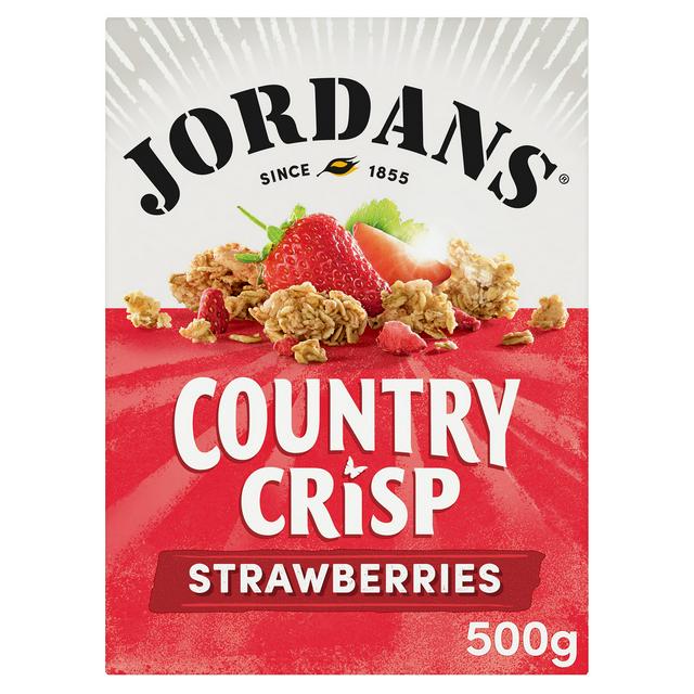 JORDANS COUNTRY CRISP STRAWBERRIES (500g) x 6