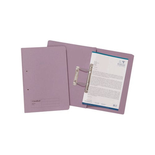EXACOMPTA GUILDHALL TRANSFER FILE 285GSM FOOLSCAP MAUVE (PAC