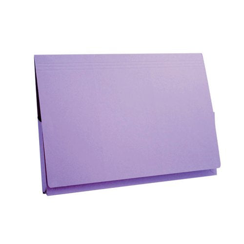 EXACOMPTA GUILDHALL BRIEF SIZE POCKET WALLET 14X10IN MAUVE (