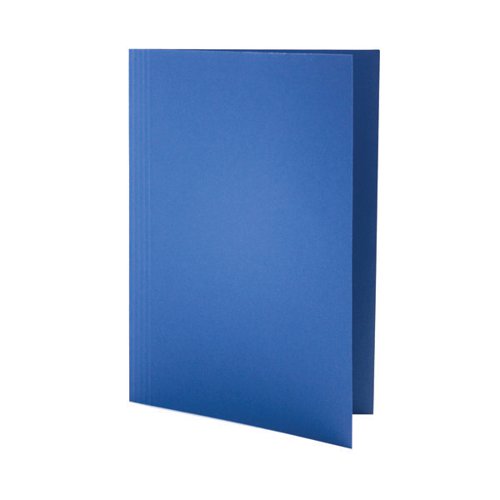 GUILDHALL SQUARE CUT FOLDER MEDIUMWEIGHT FOOLSCAP BLUE (PACK