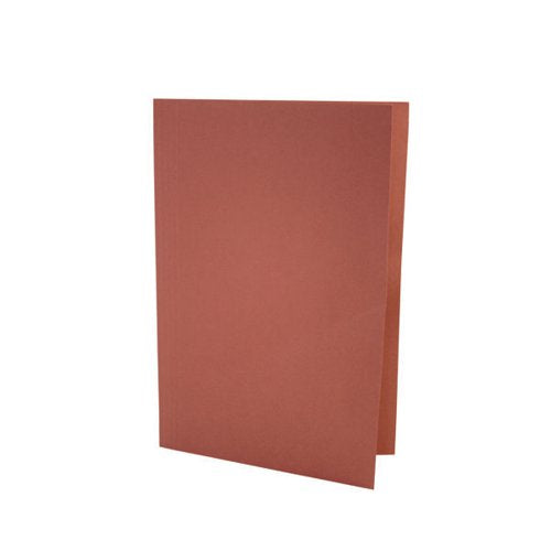 GUILDHALL SQUARE CUT FOLDER MEDIUMWEIGHT FOOLSCAP RED (PACK