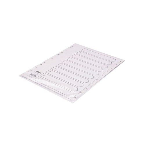 CONCORD 10-PART 1-10 INDEX POLYPROPYLENE A4 WHITE 64101