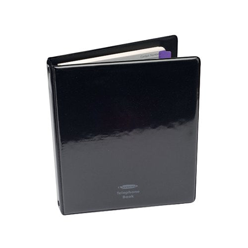CONCORD TELEPHONE ADDRESS BINDER A5 BLACK 83010/CD6