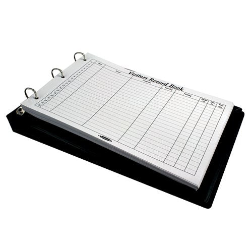 CONCORD VISITOR RECORD BOOK BLACK 85710/CD14