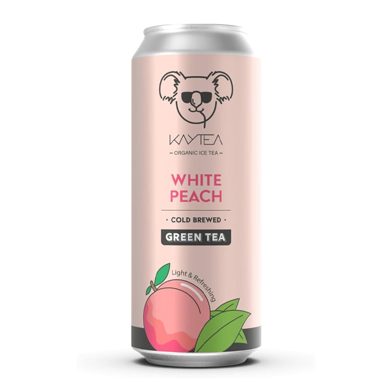 KAYTEA WHITE PEACH COLD BREW ICE TEA (330ml) x 12