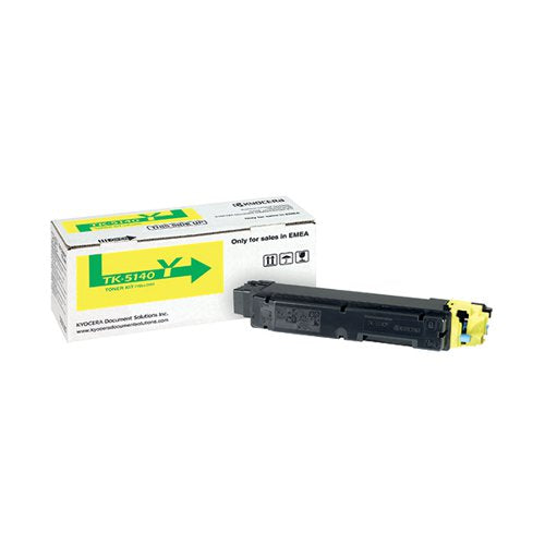KYOCERA TK5140Y TONER CARTRIDGE YELLOW TK-5140Y