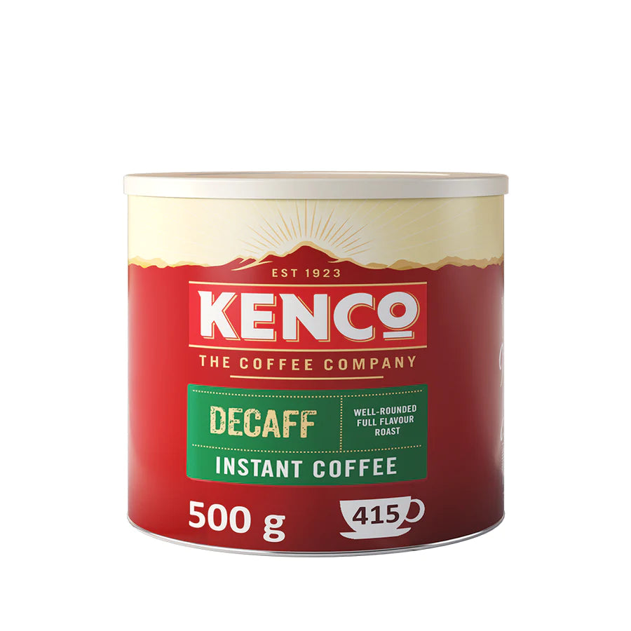 KENCO DECAFFEINATED INSTANT COFFEE TIN (500g)