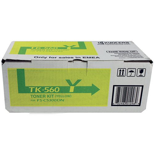 KYOCERA TK-560Y TONER CARTRIDGE YELLOW 1T02HNAEU0