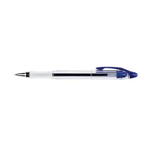 Q-CONNECT DELTA BALLPOINT PEN MEDIUM BLUE (12 PACK) KF00376