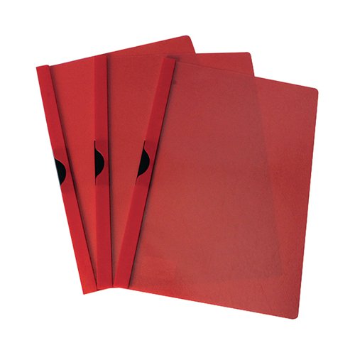 Q-CONNECT QUICKCLIP FILE 3MM A4 RED (PACK OF 25) KF00461