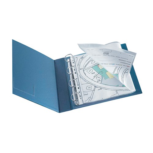 Q-CONNECT PUNCHED POCKET POLYPROPYLENE TOP OPENING A3 (10 PACK) KF00715