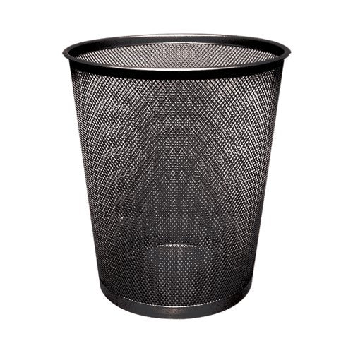 Q-CONNECT WASTE BASKET MESH 18 LITRE BLACK KF00871