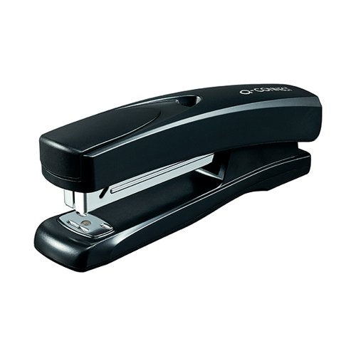 Q-CONNECT FULL STRIP PLASTIC STAPLER BLACK KF01057